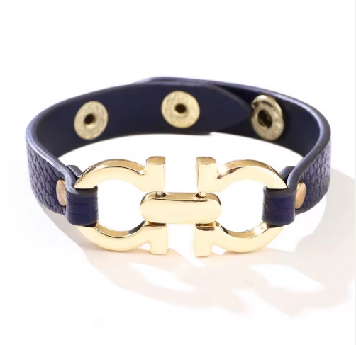 1 Bracelet Luxueux en Cuir de Buffle