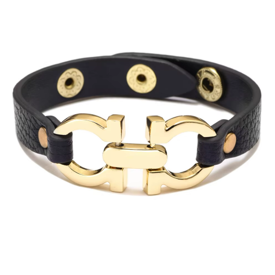 1 Bracelet Luxueux en Cuir de Buffle