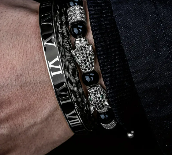 3 BRACELETS LUXUEUX EN EMAIL