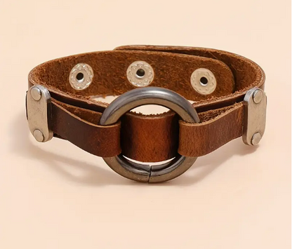 1 Bracelet Cuir Alliage de zinc