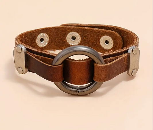 1 Bracelet Cuir Alliage de zinc