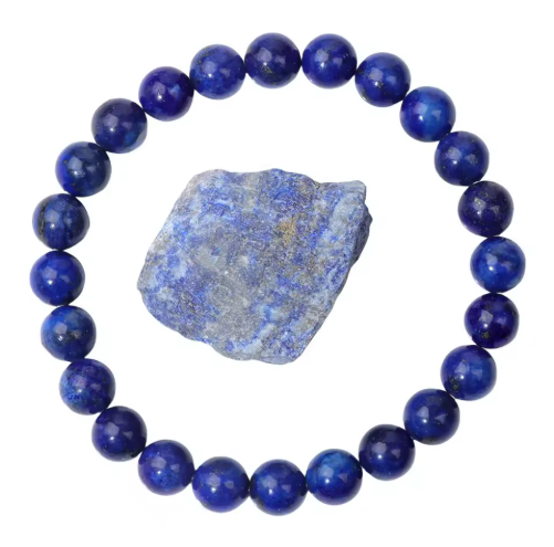 BRACELET PERLES LAPIS-LAZULI ELEGANCE