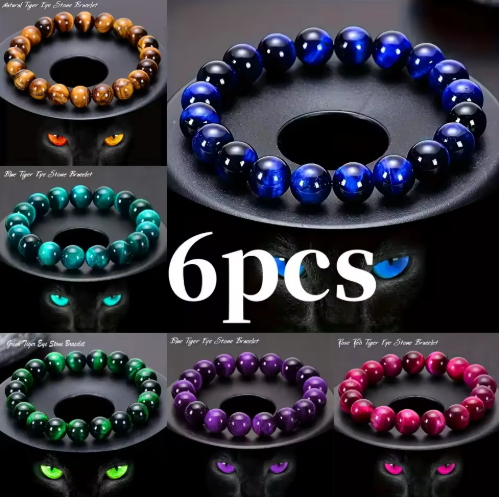 Bracelets en  Perles Oeil du Tigre